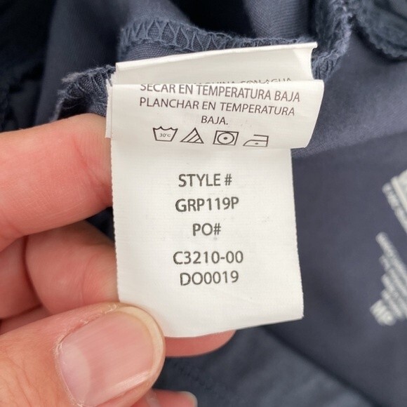 Grey's Anatomy Mid Rise Flare Bottom Drawstring Scrub Pants Gray Size MP - Picture 7 of 10